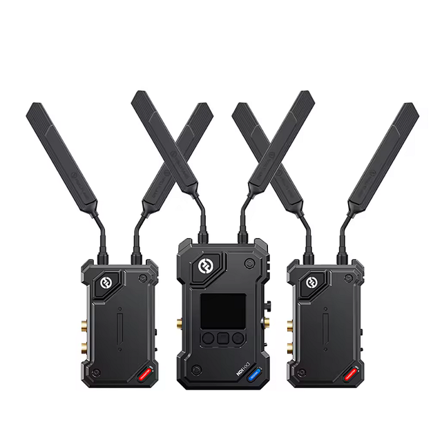 Hollyland Cosmo C2 Aluminum Alloy Smart Sensor Wireless Video Transmission System 2TX 1RX 3000ft 1080P60 Seamless Live Stream