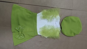 Top estivo 6M-3Y da ragazza senza maniche in rete a Pit Strip + mezza gonna a fiocco + berretto 3 pz Set di vestiti per ragazze - Product Image 4