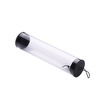 Cylindre transparent dur de 0.5mm à 1.0mm PVC/PETG/PC Tube en plastique transparent Conteneur d'emballage de stockage avec couvercle