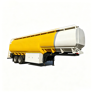 Remolque Eléctrico de 2 Ejes y 28 Toneladas para Transporte de Alimentos, Semirremolque de 56 m³ para Alimentos a Granel para Granjas Avícolas, Camiones de Alimentos a Granel - Product Image 1