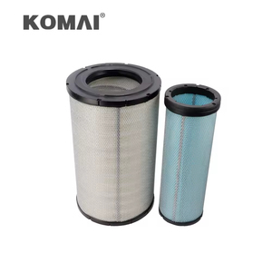 Pièces de moteur d'excavatrice Komai Manufacturers, filtre à air 600-185-6100 600-185-6110 à vendre 11033996 AF25454 P777868 - Product Image 2