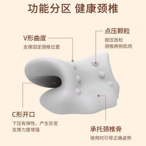 Neck <b>Massager</b> Pillow Bone Type Acupressure Support For Neck And Back Massage - Product Image 5