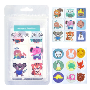Patch anti-moustiques pour enfants, autocollant animal de dessin animé, <span class=keywords><strong>huile</strong></span> <span class=keywords><strong>essentielle</strong></span> végétale, sans DEET, autocollants anti-moustiques pour bébé, utilisation en extérieur - Product Image 2