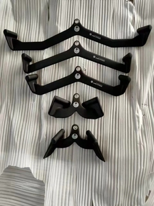Back Strength <strong>Handle</strong> Grips Set 5 8 LAT Pull Down Bars Rowing T-bar <strong>V</strong>-bar Set Pulley Cable Machine Attachments - Product Image 2