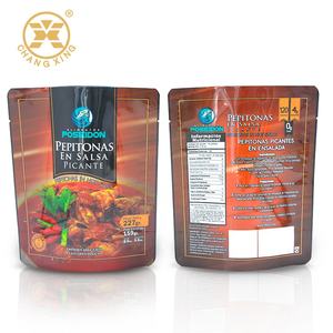 Bolsa de <span class=keywords><strong>sardinas</strong></span> personalizada para salsa, embalaje de alimentos, bolsa de cocina de alta temperatura, bolsa de pie para <span class=keywords><strong>microondas</strong></span> para comida lista para comer - Product Image 1