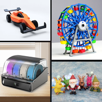 Système d'impression multi-couleurs en plastique Creality CFS, gestion des filaments RFID à 4 emplacements, commutation automatique, anti-humidité, imprimante 3D K1 K2