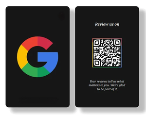 TapFive NFC Logotipo personalizado Soporte <span class=keywords><strong>de</strong></span> PVC Código Qr Tarjeta <span class=keywords><strong>de</strong></span> visita digital sin contacto para menú <span class=keywords><strong>de</strong></span> redes sociales del Hotel Compatible con <span class=keywords><strong>Google</strong></span> Review - Product Image 2