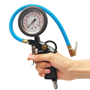 Manomètre numérique LCD à immersion dans l'huile avec affichage gradué pour la pression des pneus de moto, camion, vélo, voiture - Product Image 1