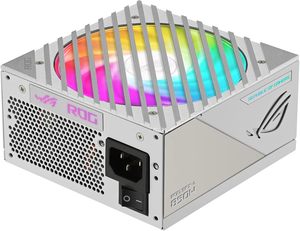 ROG Loki SFX-L 850W สีขาว พาวเวอร์ซัพพลายแบบถอดสายได้ทั้งหมด สำหรับเดสก์ท็อป 80+ Platinum พัดลม PWM ARGB ขนาด 120 มม. รองรับ <span class=keywords><strong>ATX</strong></span> <span class=keywords><strong>3.0</strong></span> PCIe 5.0 มีสินค้าในสต็อก - Product Image 3