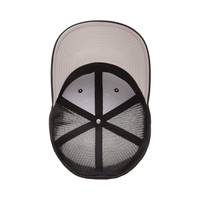 Casquettes de camionneur structurées à 6 panneaux OEM ODM, maille, visière incurvée, logo imprimé personnalisé, casquettes de sport ajustables extensibles pour hommes et femmes, course à pied