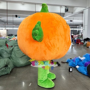 Costume de mascotte de <span class=keywords><strong>citrouille</strong></span> pour la fête de Cosplay Costume <span class=keywords><strong>gonflable</strong></span> de <span class=keywords><strong>citrouille</strong></span> adulte poupée d'exposition de fête - Product Image 2