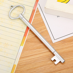 Key-Shaped Gel <b>Pen</b> 0.5mm Needle Tip Black Ink For Study Office Use - Product Image 1