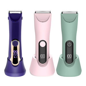 Épilateur corporel électrique OEM/ODM IPX7 pour femme, rasoir tondeuse pour le corps, épilateur bikini avec lumière - Product Image 1