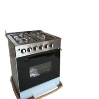 Cuisinière verticale intégrée à 60 brûleurs à gaz avec four, exportation européenne et britannique, barbecue