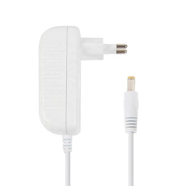 Wall Plug in ABS Charger 12V 2A EU UK US AU Plug AC DC Adapter 24W White for Audio Equipment