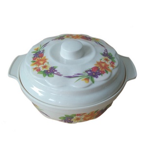 6.5 pollici di plastica melamina ciotola per zuppa con due manico con coperchio Halwa ciotola - Product Image 2