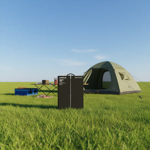 Paredes Laterales para Carpa de PE Antracita (2 Piezas) con Cremallera, Accesorio de Camping para Verano, Tipo Extendido, Tela de PVC de Una Sola Capa - Product Image 2