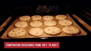 Papier sulfurisé de qualité alimentaire, résistant à la graisse, sur mesure, en silicone, pour la cuisson, papier sulfurisé résistant aux hautes températures - Product Image 4