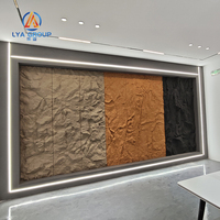 Panneau mural décoratif 3D en PU imitation pierre, léger, écologique, imperméable, de marque LYA, moderne, pour intérieur/extérieur, découpable sur mesure