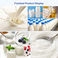 Équipement de production de mini-yogourts, machine industrielle de fabrication de yaourt au lait fermenté UHT, prix usine à vendre