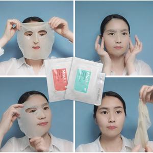 Mascarilla Facial Vegana de Colágeno Bio con Vitamina C, E y Ácido Hialurónico, Hidratante, Antiarrugas, Blanqueadora, Humectante, Tamaño Viaje, para Todo Tipo de Piel - Product Image 4