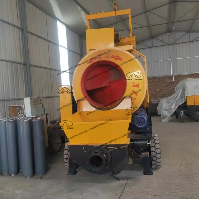 Chinese Supplier  Electric Concrete Pump With Mixer Mobile Diesel Concrete Pumps