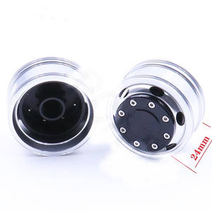 Jantes avant de camions Tamiya 1/14, moyeux à roues étroites pour tracteur remorque <span class=keywords><strong>LESU</strong></span> * 1 paire - Product Image 6