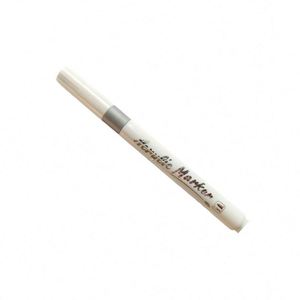 White Silver Gold Durable Plastic Art Markers Set Medium Reversible Tips for Fabric Acrylic Paint-Paint <b>Pens</b> - Product Image 5