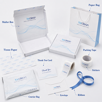 Boîtes d'expédition personnalisées en carton ondulé blanc avec bande de déchirement imprimée, auto-adhésives, pour livraison en gros, Cajas Personalizadas avec logo