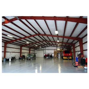 Prefabricated Warehouse Workshop Plant Metal Hangar Shed Construction Industrial Metal Materials Steel Structure Building