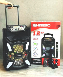 QS-A1250 Kimiso Âm Thanh Cao 12 Inch Xe Đẩy Loa Không Dây Di Động 3000W Với Bộ Chuyển Đổi - Product Image 3