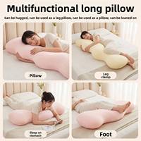 Bantal Tubuh Panjang Sutra Es Pendingin untuk Tidur Menyamping - Bantal Silinder Lembut untuk Penyangga Kaki, Kehamilan & Istirahat di Tempat Tidur