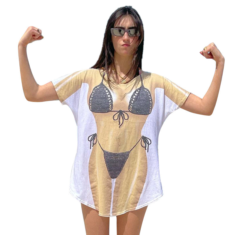 Wholesale t shirt Shirts for Women printing Oversized Crew Neck Cheap