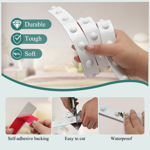 Bande décorative murale autocollante DIY, flexible, pour moulures, bordures, cadres <span class=keywords><strong>de</strong></span> <span class=keywords><strong>miroir</strong></span> et revêtements <span class=keywords><strong>de</strong></span> salle <span class=keywords><strong>de</strong></span> bain - Product Image 5
