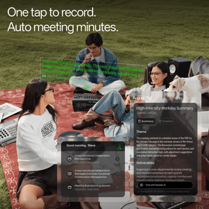 Occhiali Smart RayNeo <span class=keywords><strong>IO</strong></span> AI con Guida d'Onda Invisibile da 33 Pollici, Registrazione Riunioni, Traduzione in Tempo Reale, Assistente AI - Product Image 6