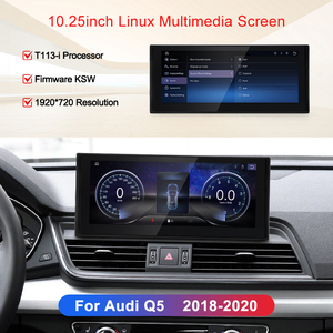 Lecteurs vidéo de voiture STWEI 12,3 pouces, autoradio multimédia pour <span class=keywords><strong>Audi</strong></span> A4 A5 S5 Q5 B9 2017-2023, Bluetooth sans fil, Carplay, écran tactile - Product Image 5