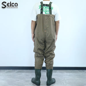 Selco – bottes de <span class=keywords><strong>pêche</strong></span> à la mouche pour hommes, cuissardes imperméables à fermeture éclair avec bottes à vent - Product Image 4