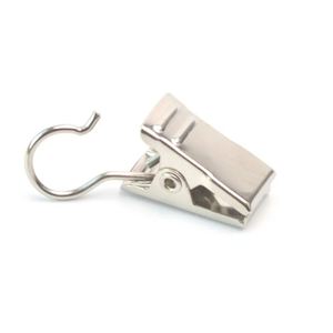 10 Uds. Ganchos para Cortinas Resistentes y Duraderos, Accesorios para Ventanas del Hogar, Ganchos para Cortinas de Hierro Sólido - Product Image 2