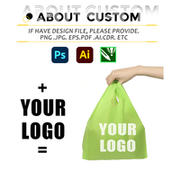 Groothandel Custom Niet-Geweven Vest Draagtas Supermarkt Shopping Business Reclame Cadeau Tas Met Custom Logo