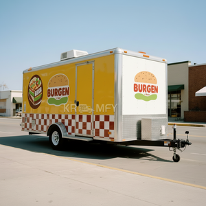 2025 Custom Beautiful Coffee Trailer Helado Concesión Food Truck para la venta - Product Image 1