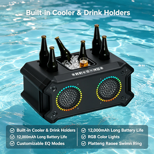 Altavoz Bluetooth Flotante para Piscina F58 120W IP67, <span class=keywords><strong>PartyBox</strong></span> con Bajos Potentes, Sistema de Audio con Fuente - Product Image 3