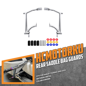 Borse Laterali per Moto con Barre di Protezione e Supporti Posteriori per Harley Touring Road King Electra Street Glide Ultra 09-25 - Product Image 2