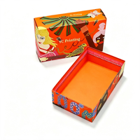 Boîtes cadeaux élégantes personnalisées avec couvercle amovible, couvercle et base, emballage cadeau en 2 pièces, boîte en papier rigide avec mousse EVA en velours