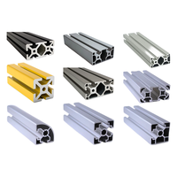 Profils d'extrusion en aluminium anodisé couleur série 6000, usinés sur mesure par CNC, qualité stable, fourniture directe usine, échantillon gratuit