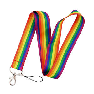 Lanière colorée avec drapeau LGBTQ, porte-badges pour la fierté gay, pour les défilés et les événements - Product Image 5