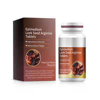 Comprimés Énergisants à Base de Plantes pour Adultes, Fourniture d'Usine, avec Extrait d'Epimédium et de Ginseng, Améliore l'Immunité, 700mg