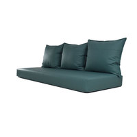 Coussins de jardin extérieurs personnalisés tissu techno direct d'usine coussin imperméable pour trois personnes patio continu