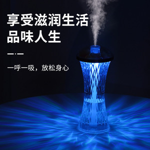 Humidifier With Led Light USB Desktop Aromatherapy For Home Office 10-20 Sqm Less Than 0.5L Water Tank - Product Image 1