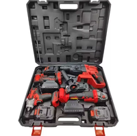 Ensemble d'outils électriques sans balais multifonctionnels de haute qualité à 4 pièces, clé à chocs au lithium, compatible OEM usine MT