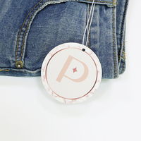 Étiquette en papier pour jeans, étiquette de vêtement, étiquette de marque